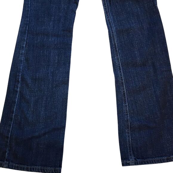 Indigo Blue Womens Straight Leg Maternity Jeans Size S 4-6 High Waist Panel - Picture 9 of 9